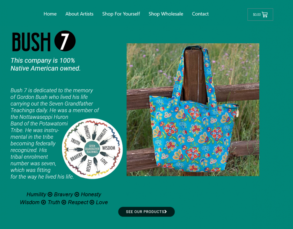 FireShot Capture 083 Bush 7 Native American Teachings Products Bush 7 bushseven.com