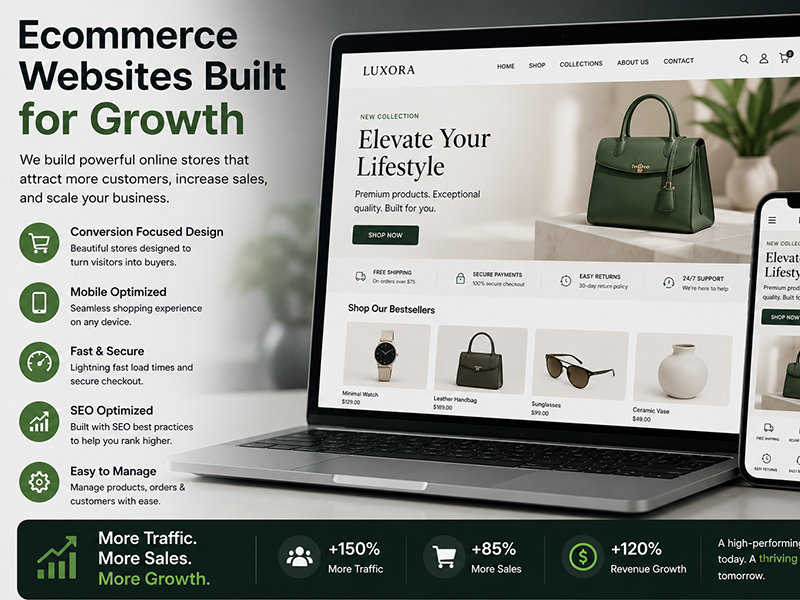 Ecommerce Websites Built for Growth
