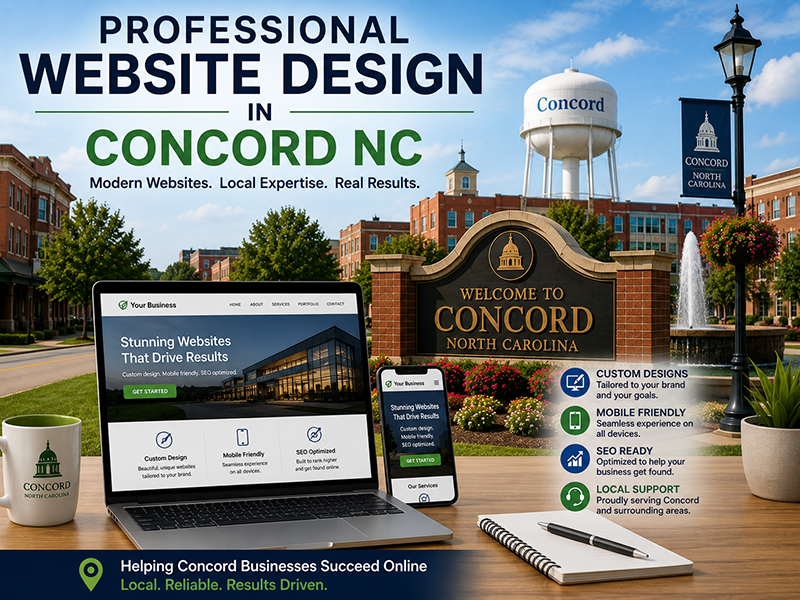 Professional Website Design in Concord NC