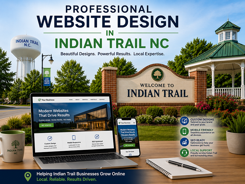 Professional Website Design in Indian Trail NC