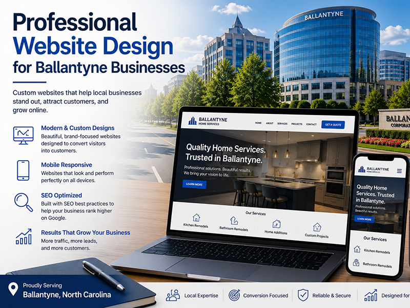 Website Design for Ballantyne Businesses