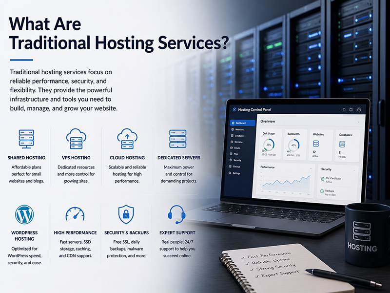 What Are Traditional Hosting Services