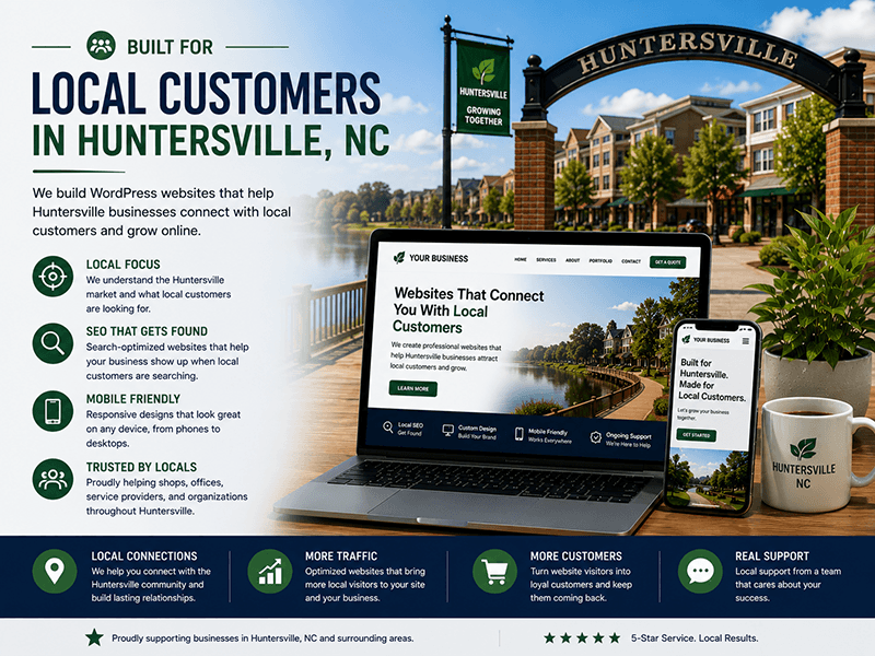 Built for Local Customers in Huntersville