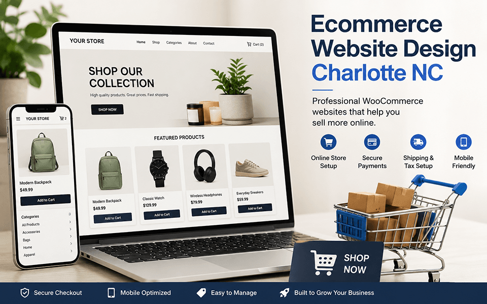 Ecommerce Website Design Charlotte NC 1 Ecommerce Website Design Charlotte NC