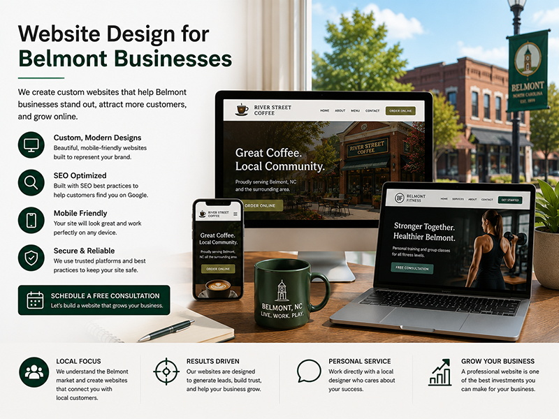 Website Design for Belmont Businesses