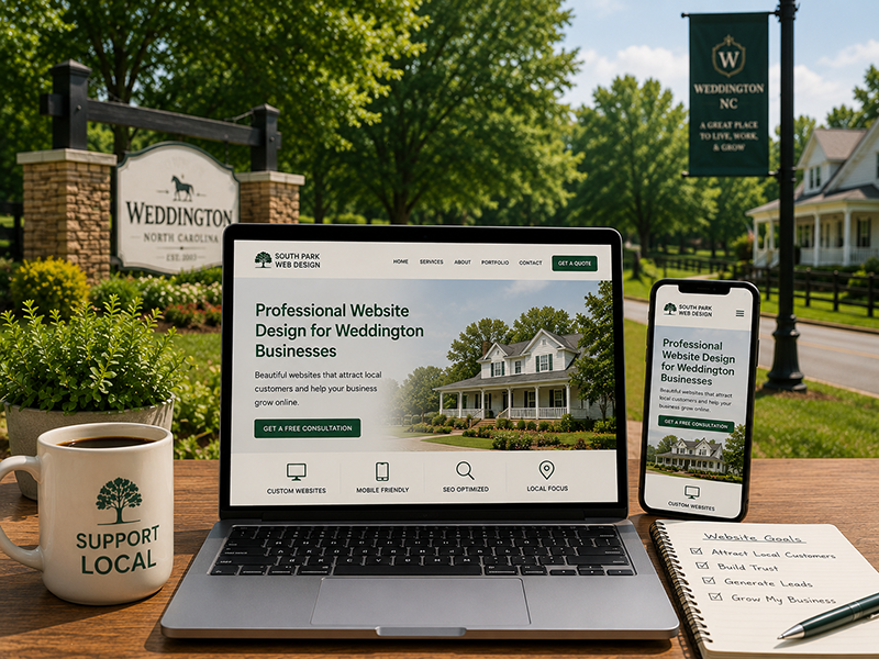 Website Design for Weddington Businesses