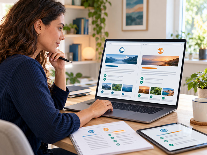 Multilingual Website Design Services 5 Bilingual translator approving website content