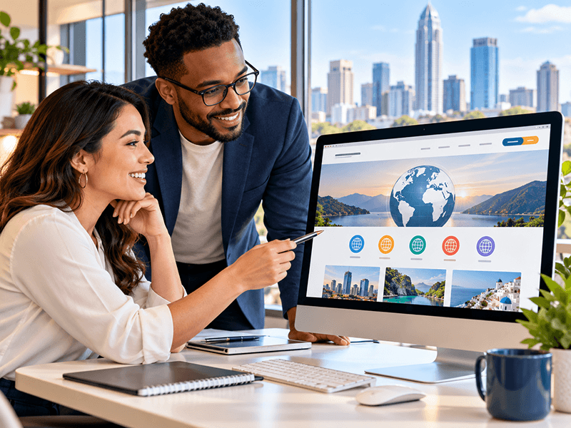 Multilingual Website Design Services 1 Multilingual website design services for businesses using WordPress websites in multiple languages Copy text